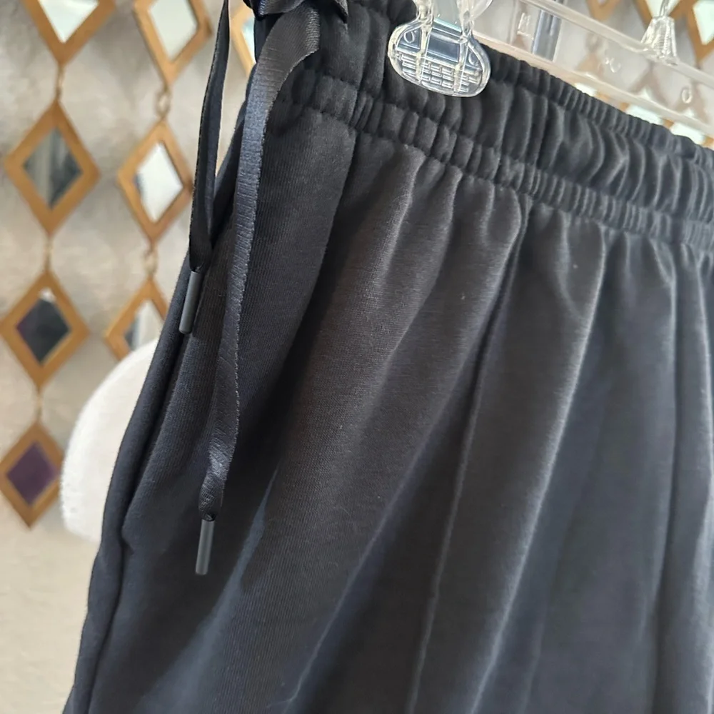 NWT Nike Black Ribbon Shorts and White Ribbon T-Shirt Set
